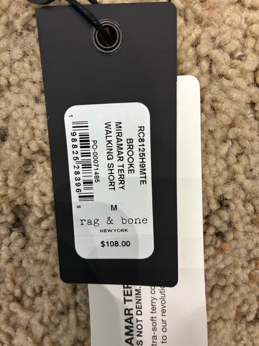 Rag & Bone Miramar Walking Shorts NWT size M - Picture 5 of 5